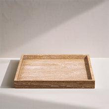 Load image into Gallery viewer, Barletta - Travertine Square Tray - Natural