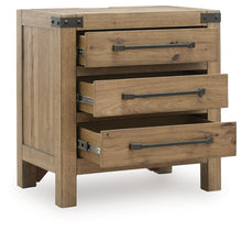 Load image into Gallery viewer, Ridgester - Three Drawer Night Stand - Light Brown