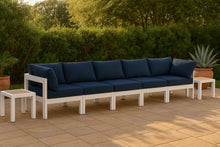 Load image into Gallery viewer, Nizuc - Outdoor Patio 5 Seat Modular Sofa With White Frame