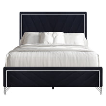 Load image into Gallery viewer, Ava - Queen Headboard, Footboard & Slat Kit - Ebony