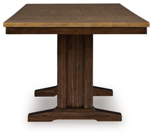 Load image into Gallery viewer, Rylandeen - Rectangular Dining Room Counter Height Extension Table - Light Brown / Dark Brown