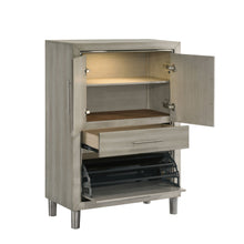 Load image into Gallery viewer, Lennox - Door Chest With Shoe Storage & LED Light - Gray