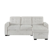 Load image into Gallery viewer, Gustavo - Sofa, Pull Out Bed, Storage Chaise, USB And Cup Holders - Beige