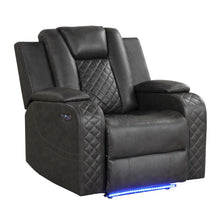 Load image into Gallery viewer, Benz - LED & Power Recliner Chair With Adjustable Headrest
