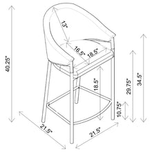 Load image into Gallery viewer, Chadwick Bar Chair
