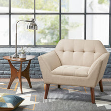 Load image into Gallery viewer, Modern Lounge Chair With Button Tufting
