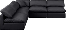 Load image into Gallery viewer, Indulge - Faux Leather 5 Piece Modular Corner Armless Sectional