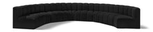 Load image into Gallery viewer, Arc - Boucle Fabric 8 Piece U-Shaped Modular Sofa