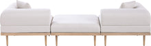 Load image into Gallery viewer, Laguna - 3 Piece 106.5" Outdoor Patio Modular Sofa With Backless Seat