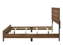 Load image into Gallery viewer, Kennedy - Queen Panel Bed In A Box With USB - Nutmeg