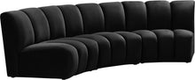 Load image into Gallery viewer, Infinity - 3 Piece Velvet Modular Sectional