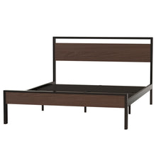 Load image into Gallery viewer, Ceres - Metal Bed With Wood Headboard & Footboard
