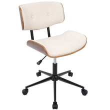 Load image into Gallery viewer, Lombardi - Mid Century Modern Adjustable Office Chair With Swivel