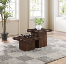 Load image into Gallery viewer, Spencer - 18" Oak Veneer 2 Piece Coffee Table