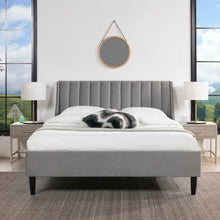 Load image into Gallery viewer, Aspen - Vertical Tufted Modern Headboard Platform Bed Set