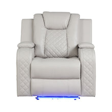 Load image into Gallery viewer, Benz - LED & Power Recliner Chair With Adjustable Headrest