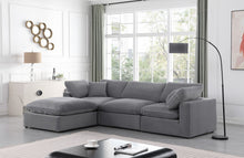 Load image into Gallery viewer, Comfy - 4 Piece Velvet Modular Sectional With Chaise