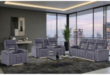 Load image into Gallery viewer, U1895 - P2 Reclining Sofa / Console Reclining Loveseat - Dark Gray