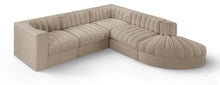 Load image into Gallery viewer, Rummi - Velvet Performance Fabric Upholstered 5 Piece Modular Sectional