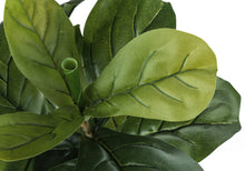 Load image into Gallery viewer, 41" Tall, Artificial Plant, Fiddle Tree, Indoor, Faux, Fake, Floor, Greenery, Potted, Real Touch, Decorative - Green / Black