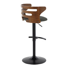 Load image into Gallery viewer, Cosi - Mid Century Modern Adjustable Barstool With Swivel With Rounded T Footrest (Set of 2)
