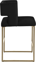 Load image into Gallery viewer, Caleb - Counter Stool with Gold Legs (Set of 2)