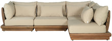 Load image into Gallery viewer, Mirella - 4 Piece Water Resistant Fabric Outdoor Patio Modular Sectional
