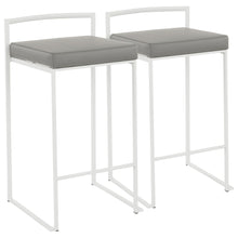 Load image into Gallery viewer, Fuji - Simple Elegance, Contemporary Stackable Counter Stool
