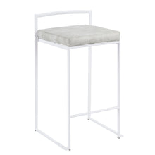 Load image into Gallery viewer, Fuji - Simple Elegance, Contemporary Stackable Counter Stool