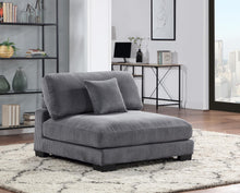 Load image into Gallery viewer, U253 - Armless Chair (With Pillow) - Gray