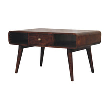 Load image into Gallery viewer, Solid Wood Curved Coffee Table