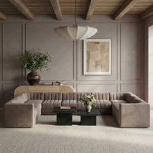 Load image into Gallery viewer, Rummi - Velvet Performance Fabric Upholstered 10 Piece Modular Sectional