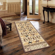 Load image into Gallery viewer, Tribes - 5'3" X 7'3" Southwest Area Rug - Beige - Polypropylene