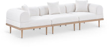 Load image into Gallery viewer, Laguna - 3 Piece Resilient Water Resistant Fabric 106.5" Upholstered Outdoor Patio Modular Sofa