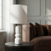 Load image into Gallery viewer, Paros - Base And Linen Textured Fabric Shade Table Lamp