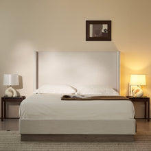 Load image into Gallery viewer, Hosford - Minimalist Upholstered Wingback Bed