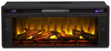 Load image into Gallery viewer, Entertainment Accessories - Fireplace Insert - Rectangular - Black
