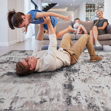 Load image into Gallery viewer, Payas - 8' X 10' Abstract Area Rug - Cream / Brown