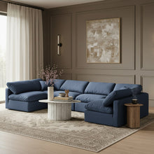 Load image into Gallery viewer, Indulge - Linen 6 Piece Modular U-Shaped Sectional