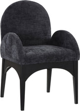 Load image into Gallery viewer, Waldorf - Chenille Dining Arm Chair With Black Legs
