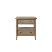 Load image into Gallery viewer, Open Nightstand With 2 Drawers
