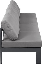 Load image into Gallery viewer, Nizuc - Outdoor Patio 4 Seat Armless Modular Sofa With Gray Frame