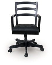 Load image into Gallery viewer, Wildenauer - Home Office Swivel Desk Chair - Brown / Black