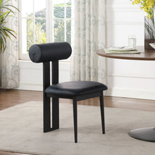 Load image into Gallery viewer, Dario - Faux Leather Dining Chair With Black Frame (Set of 2)