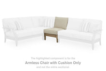 Load image into Gallery viewer, Clare View - Armless Chair With Cushion - Beige