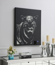 Load image into Gallery viewer, A2015 - LED Wall Art (Tiger) - Pearl Silver