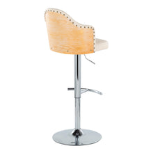 Load image into Gallery viewer, Ahoy - Contemporary Adjustable Barstool, Swivel With Rounded T Footrest (Set of 2)