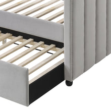 Load image into Gallery viewer, Peridot - Twin Daybed With Trundle - Dove Gray