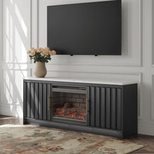 Load image into Gallery viewer, Cadmori - TV Stand With Fireplace Option