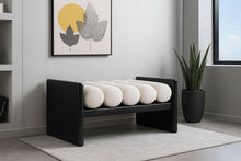 Load image into Gallery viewer, Waverly - Bench With Black Frame